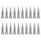 PATIKIL 16Ga Tapered Tip Dispensing Needle, 50Pcs Plastic Needle Tube Blunt Tips with Luer Lock, Gray