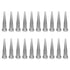 PATIKIL 16Ga Tapered Tip Dispensing Needle, 50Pcs Plastic Needle Tube Blunt Tips with Luer Lock, Gray