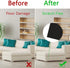 Yelanon Non Slip Furniture Pads, 8 Pcs 6" Grippers for Hardwood Floors, Self Adhesive Rubber Furniture Feet