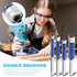 4Pcs 1/4 Inch Set, 1/4", 5/16", 3/8", 1/2" HONUTIGE Top Bearing Flush Trim Router Bits, Shank, Professional Straight