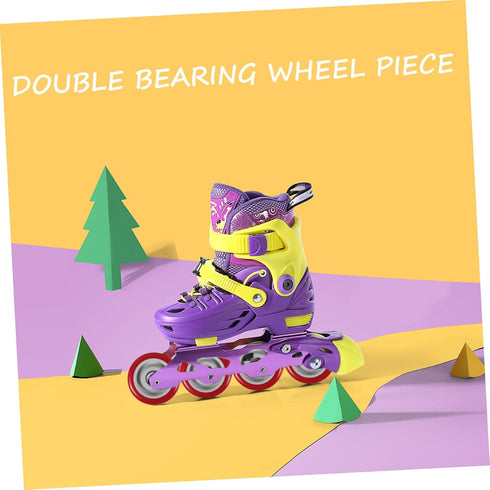 4pcs Heavy Duty Caster Wheels for Workbench Pu Replacement Wheels Bearings Smooth Rolling Design for Platform Trucks
