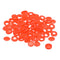 uxcell 100Pcs 5mm Red Hinged Screw Cover Caps, Plastic Flip Screw Protection for M3 M4 M5 Screws