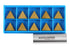 Accusize Industrial Tools Tpg322 Tin Coated Carbide Inserts, 10 Pcs/Box