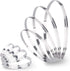 LOKMAN 10 Pack Adjustable Stainless Steel Hose Clamps Worm Gear Duct Clamps 3-3.5 inch/75-90mm for Dryer Vent Hose