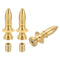 PATIKIL 22 x 54mm Lamp Finials Caps Knob, 3 Set Solid Brass Lamp