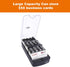 Eagle Business Card Holder, Phone Number Storage Box for Desk, Small Alphabetical Organizer with 550 Cards Capacity,