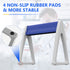 FOUR E'S SCIENTIFIC Laboratory Pipette Stand, Plastic Linear Holder for 7-8 Micropipettes (Pipettes Not Included)
