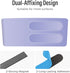 loukin Magnetic and Adhesive Marker Holder, Dry Erase Accessory Tray, Magnetic Storage Organizer for Whiteboard (Purple)
