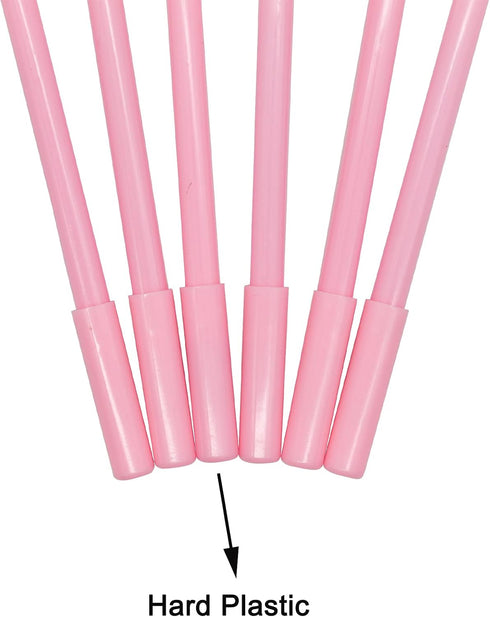 Maydahui 28PCS Cute Crown Flamingo Shaped Rollerball Pens Black Gel Ink for Office School Home