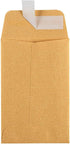 LUXPaper #4 Coin Envelopes | Peel & Press | 3'' x 4 1/2'' | Gold Metallic | 50 Qty