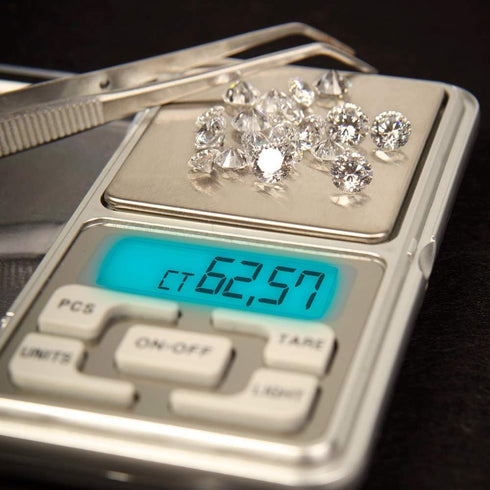 Kingwin Mini Digital Jewelry Scale: Tare Full Capacity, Auto Off, LCD Display with Back Light, 200G/0.01G Accuracy