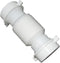 LASCO 03-4355 White Plastic Tubular 1-1/2-Inch Slip Joint Coupling with Nuts and Washers