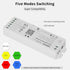 5-in-1 Dimmable Home/Siri,DC12-24V PAUTIX WiFi LED Controller for Monochrome CCT RGB RGBW RGBCCT LED Strip Lights