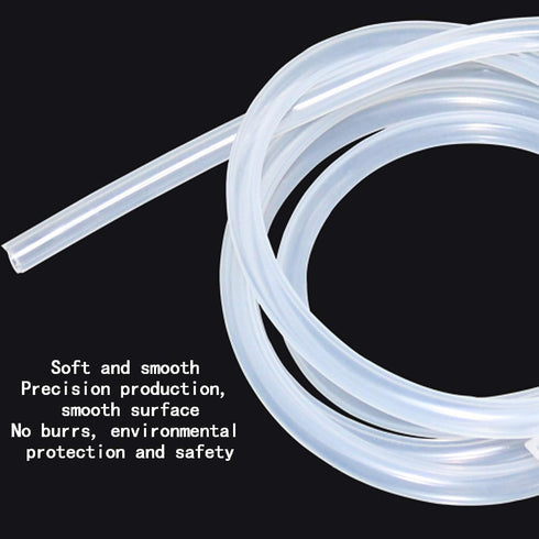 AXYGENYU 1pc 1m (3.28ft) 5m 8 10mm) Flexible Silicone Rubber Tubing - Water & Gas Hose for Home Brewing
