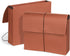 Blue Summit Accordion File Wallet, Letter Size, 5.25” Expansion, 10 Pack with Flap and Cord Closure