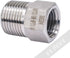 stainless steel reducer Hex bushing, 3/8 male to 1/4 female NPT thread reducing adapter for water line gas oil air hose fuel hydraulic pipe fitting (Pack of 2) by ini moni