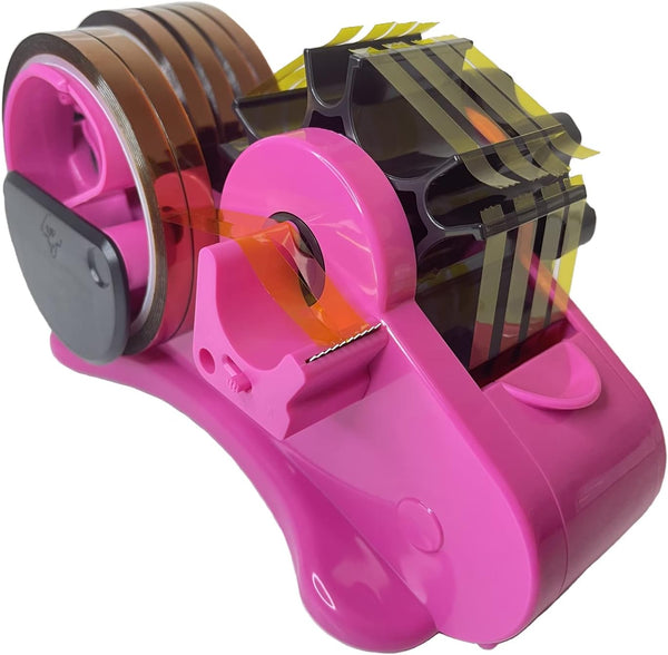 Heat Tape Dispenser for Sublimation, TL-JIYPU Multi-Roll Cut Heat Transfer Tape Holder with 1 inch, 3 inch Core,