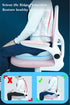 SQYROY Adult Comfortable Seat Cushion, Non-Slip Orthopedic Office Chair Cushions & Memory Foam Coccyx Cushion Back Pain