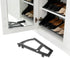2pcs Shoe Rack Hardware Tilt Out Shoe Cabinet Hinges - Furniture Replacement Accessories for DIY Repair Living Room