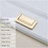 FASMM 2Pcs/Lot Natural(8201-64mm YEJIANGHUA Zinc Alloy Black Silver Gold No-Punch Hidden Handle Tatami Open-Mounted