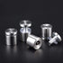 Pelopy 8 Pcs Sign Standoff Screws, Stainless Steel Wall Standoff Mounts for Glass Acrylic Nail (1 x 1 Inch)