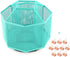 Rotating Pencil Holder, 360 Degree Pen Caddy with 5 Compartments, Mesh Desktop Organizer for Home and Office