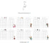 Monolike Happy and Lucky Diary, 6 Month Planner, Bubble Wash Academic Planner, Weekly & Monthly Scheduler