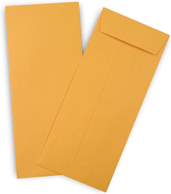 Guardian #10 Paper Shipping Policy Envelopes, Pack of 500 Blank Envelopes for Documents, 4 ? x 9 ½ Inches, Brown