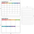 Dry Erase Magnetic Calendar for Refrigerator, 3 Pack - Monthly, Weekly, Daily Planner Magnet Whiteboard, 14"x11"