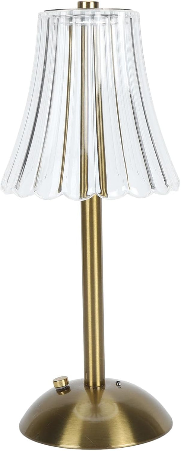 Fabater Cordless Table Light, Vintage Lamp Flower Lamp 3 Colors Nightstand Light,