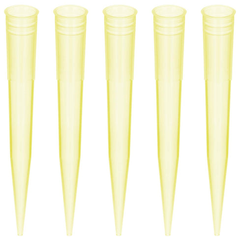 stonylab 200 µL Pipette Tips, 200 pcs Universal Clear Polypropylene Tips for Laboratory Chemistry