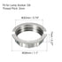 G9 3/4inch 6 Pack MECCANIXITY Lamp Holder Ring Light Lamp Shade Holder Adapter Ring Inner Diameter, Zinc Alloy Suitable