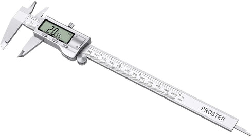 Proster Digital Vernier Caliper 8inch Stainless Steel for Length, Width, Depth, Inner and Outer Diameter