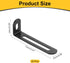 20Pcs 2.87"x0.94"x0.59" (73x24x15mm, uxcell L-Shaped Brackets Corner Brace, Corner Bracket Shelf Bracket Right Angle