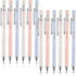 Cherry Mechanical Pencil Set with Lead, 12 pcs 0.5 mm Mechanical Pencils with 12 Pack HB Pencil Leads for Drawing