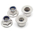 MewuDecor M4-0.7 Flange Nylon Insert Lock Nuts, Flanged Locknuts, DIN 6926, Stainless Steel 18-8 (304), 25 PCS