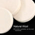 Swpeet 20Pcs 2" Compressed Wool Fabric Disc Polishing Pads - Includes 1 Disc Pad Holder for Buffing Projects