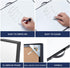 TSJ OFFICE Small White Board, 12 x 16 Inches, Portable Aluminum Frame Magnetic Dry Erase Board with Holder