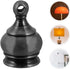 Housoutil 8pcs -Shaped Lamp Finial Knob Easy to Install Decorative Screw Topper Antique Brass for Home Decor Sturdy