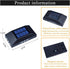 F-2pack) Solar Wall Lights Outdoor, Waterproof LED Fence Lights with Multiple Modes & Dual Color Temperature, Auto