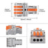 AITRIP 10PCS Block(1 3 Lever Wire ConnectorsLever Wire Connectors, Quick Wiring Cable Connector Push-in Conductor