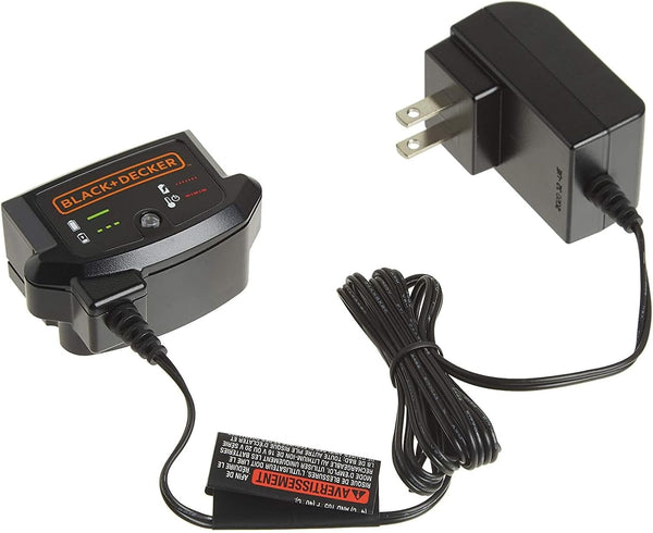 BLACK+DECKER 20V MAX Lithium Battery Charger, Compatible with 12V and 20V Battery, Battery