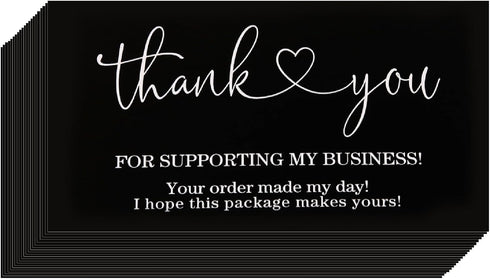 Kexinglu 200 Bulk Pack Thank You Cards for Small Business, 2" x 3.5"