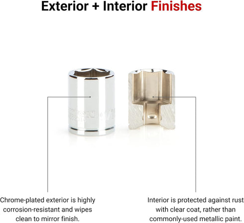 TEKTON 1/4 Inch Drive x 7 mm 6-Point Socket | SHD02107 by TEKTON