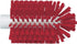 Vikan 5380-90-4 Stiff Tube Brush - Polyester, 3-1/2" x 6-1/4" OAL, Red