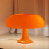 Mushroom Lamp Orange Dimmable Mushroom Table Lamp with 3 Lighting Modes, Charging