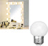 G45 LED Light Bulb 3W Globe Vanity Bulbs, Warm White 3000K, 30 Watt Replacement Bulb, E26/E27 Base, 6 Pack for Bathroom