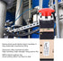 MV-10A Pneumatic Mechanical Valve 2 Position 5 Way Push Button Spring Return 1/4In PT Reversing Valve