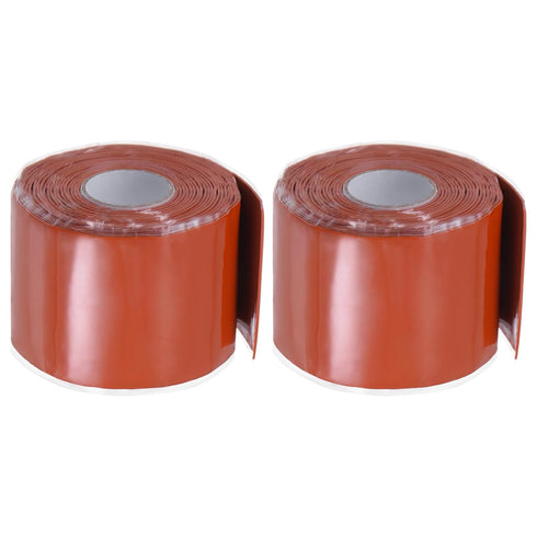 2 Rolls 2" x 10ft Self Fusing Silicone Tape, Waterproof Sealing Plumbing Rubber Tape for Water Pipe Hose Leak