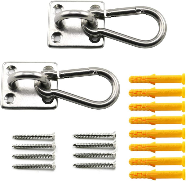 2 Set M8 Heavy Duty Ceiling & Wall Mount Hanging Hardware Fitting Set for Yoga Hammock